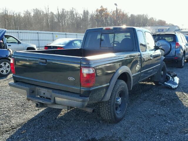 1FTZR45E92TA69912 - 2002 FORD RANGER SUP GREEN photo 4