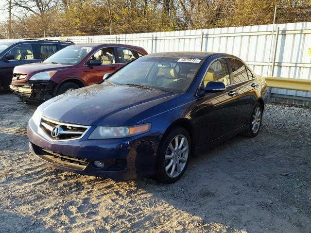 JH4CL96866C000631 - 2006 ACURA TSX BLUE photo 2