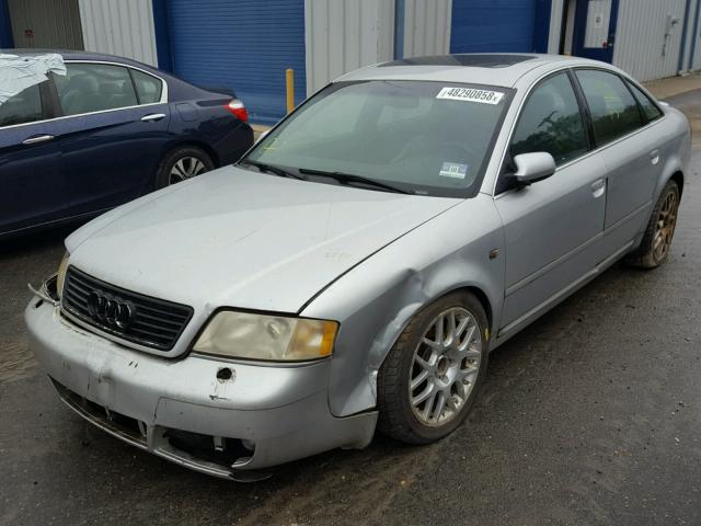 WAUED64B01N099350 - 2001 AUDI A6 2.7T QU SILVER photo 2