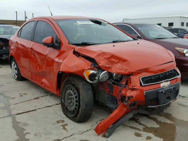 1G1JA5SH5D4158892 - 2013 CHEVROLET SONIC LS 橙色 照片 1