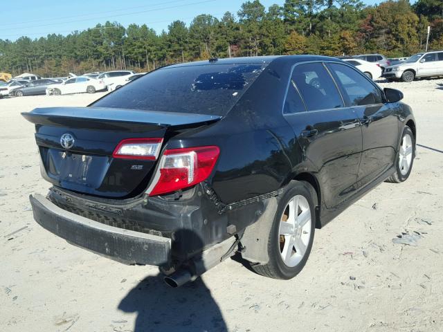 4T1BF1FK4DU213372 - 2013 TOYOTA CAMRY L BLACK photo 4