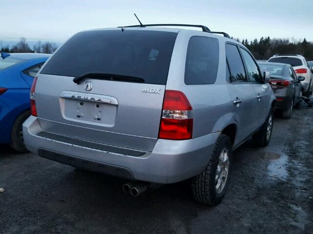 2HNYD18642H004602 - 2002 ACURA MDX TOURIN SILVER photo 4