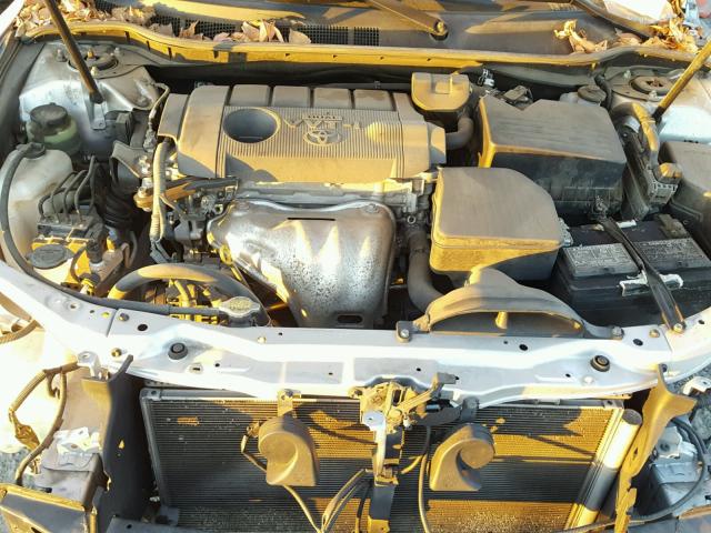 4T1BF3EK7BU595195 - 2011 TOYOTA CAMRY BASE SILVER photo 7