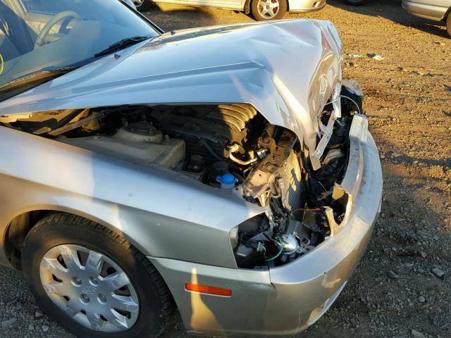 KNAGD126355398435 - 2005 KIA OPTIMA LX SILVER photo 9