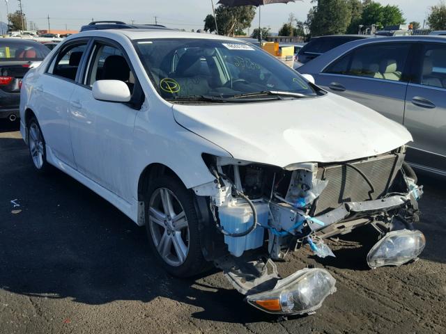 5YFBU4EE1DP223040 - 2013 TOYOTA COROLLA BA WHITE photo 1