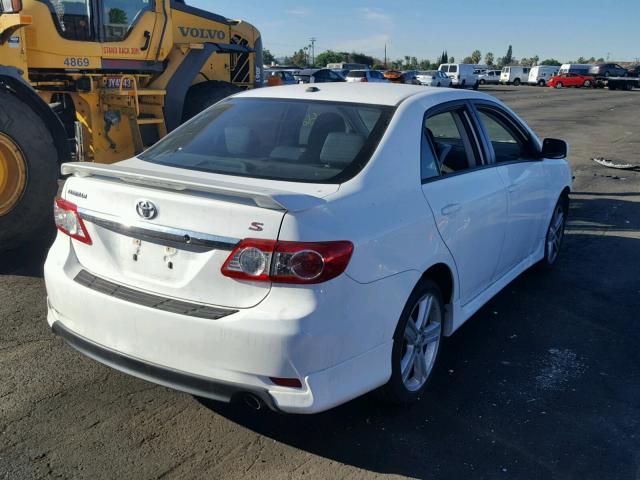 5YFBU4EE1DP223040 - 2013 TOYOTA COROLLA BA WHITE photo 4