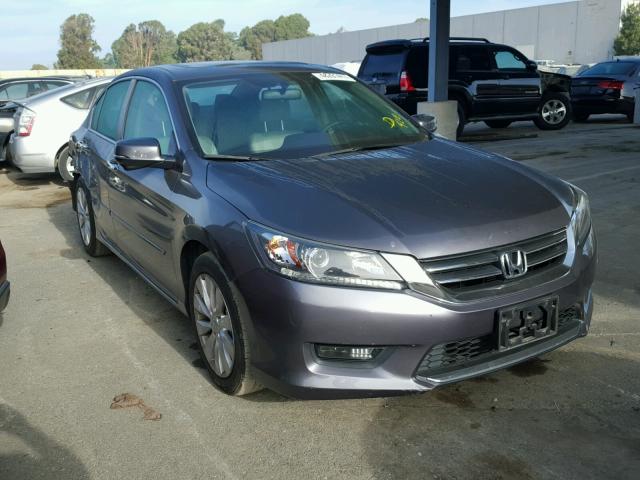 1HGCR2F76EA203724 - 2014 HONDA ACCORD EX CHARCOAL photo 1