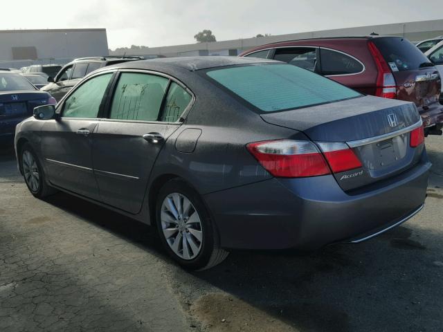 1HGCR2F76EA203724 - 2014 HONDA ACCORD EX CHARCOAL photo 3