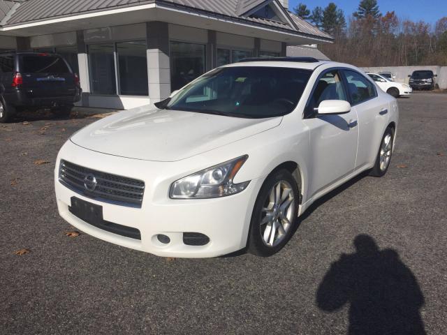 1N4AA51E59C810542 - 2009 NISSAN MAXIMA S WHITE photo 1