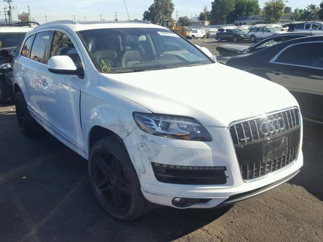 WA1CGAFE5ED016089 - 2014 AUDI Q7 PREMIUM WHITE photo 1