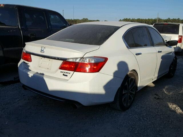 1HGCR2F51EA047171 - 2014 HONDA ACCORD SPO WHITE photo 4