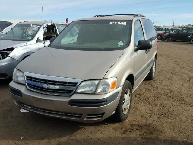 1GNDU03E52D168751 - 2002 CHEVROLET VENTURE TAN photo 2