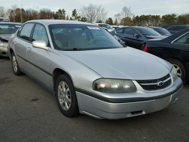 2G1WF52E549458426 - 2004 CHEVROLET IMPALA SILVER photo 1