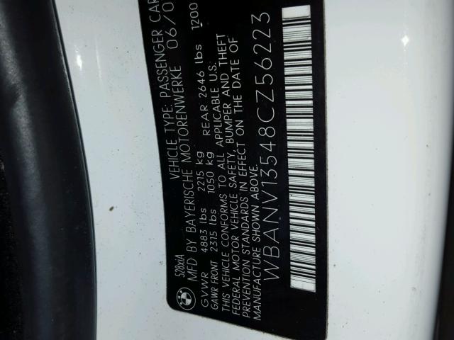 WBANV13548CZ56223 - 2008 BMW 528 XI Beyaz fotoğraf 10
