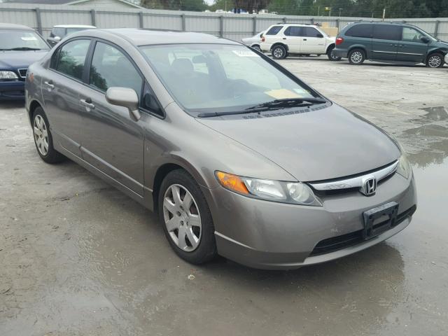 1HGFA16547L070921 - 2007 HONDA CIVIC LX GRAY photo 1