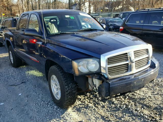 1D7HW48K46S593394 - 2006 DODGE DAKOTA QUA BLUE photo 1