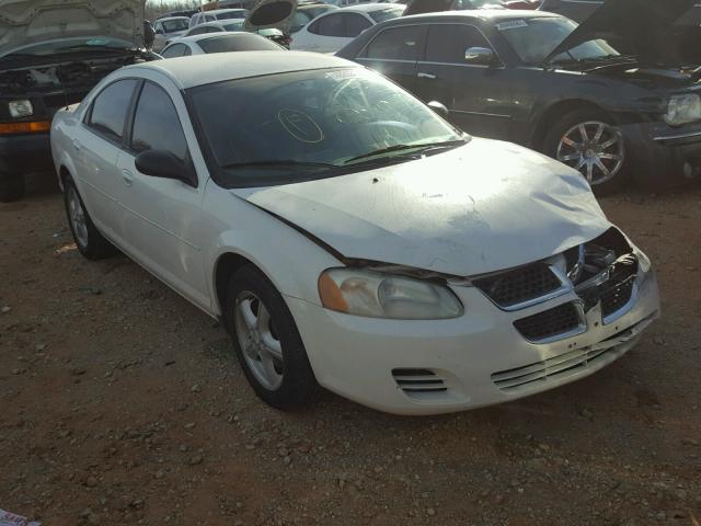 1B3EL46R75N617272 - 2005 DODGE STRATUS SX WHITE photo 1