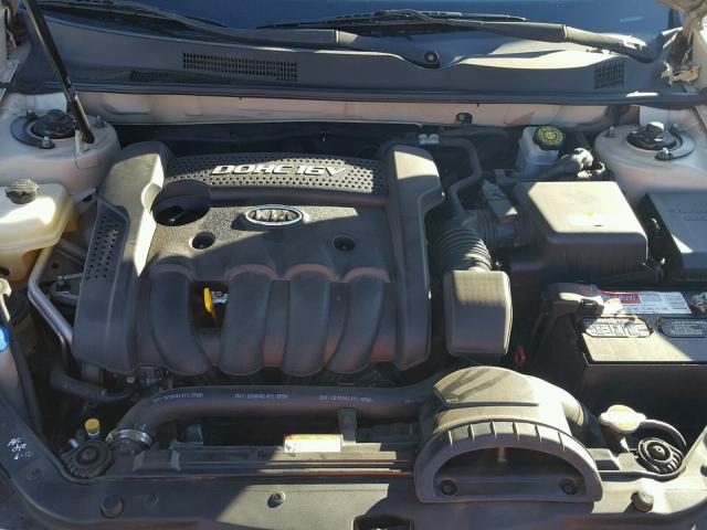 KNAGE123775094630 - 2007 KIA OPTIMA LX GOLD photo 7