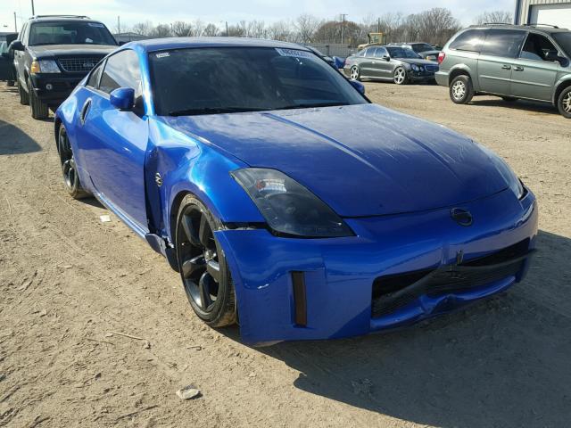 JN1AZ34D36M302511 - 2006 NISSAN 350Z COUPE BLUE photo 1