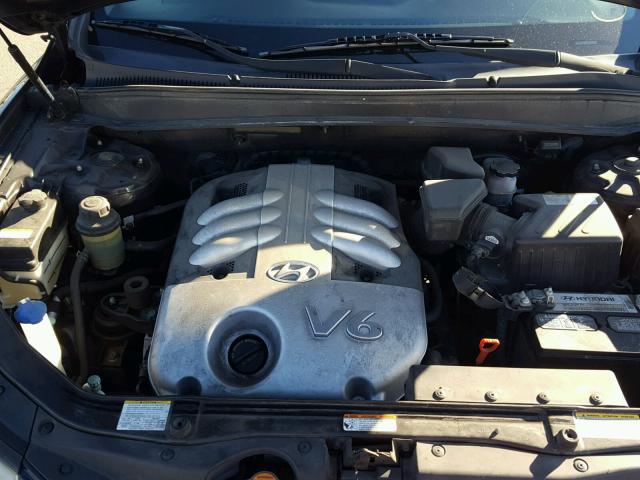 5NMSH13EX7H082506 - 2007 HYUNDAI SANTA FE S 蓝色 照片 7