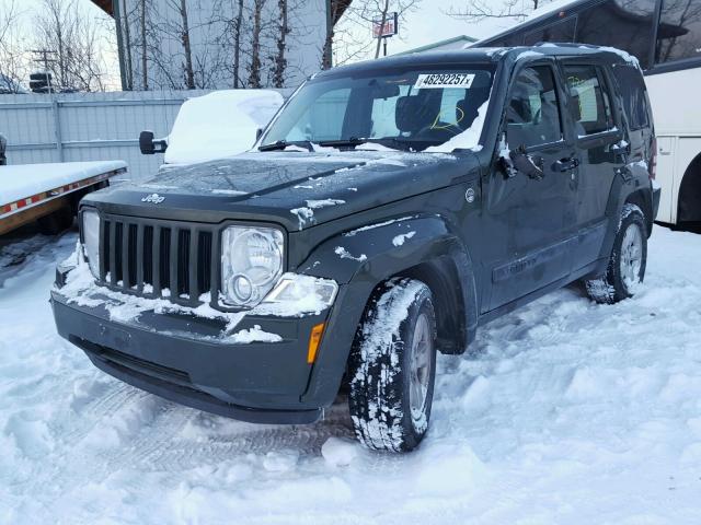 1J8GN28K59W510042 - 2009 JEEP LIBERTY SP GREEN photo 1