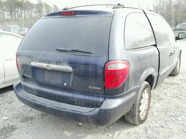 2C8GP54L44R587955 - 2004 CHRYSLER TOWN & COU BLUE photo 4
