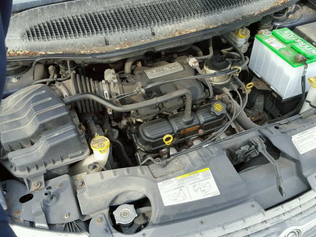 2C8GP54L44R587955 - 2004 CHRYSLER TOWN & COU BLUE photo 7