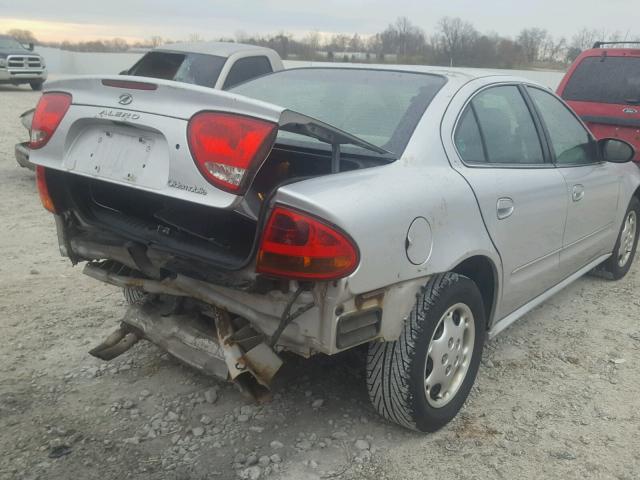 1G3NK52F63C226139 - 2003 OLDSMOBILE ALERO GX SILVER photo 4