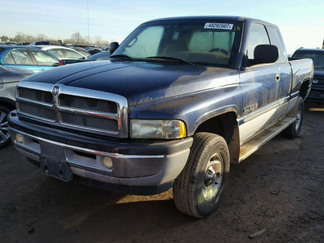 3B7HF13Y21M568046 - 2001 DODGE RAM 1500 BLUE photo 2