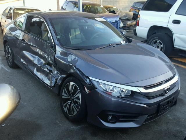 2HGFC3B32HH358171 - 2017 HONDA CIVIC EX ნაცრისფერი ფოტო 1