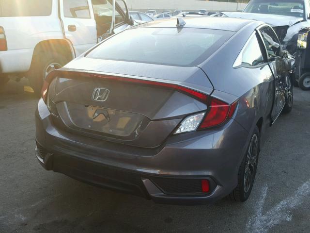 2HGFC3B32HH358171 - 2017 HONDA CIVIC EX ნაცრისფერი ფოტო 4