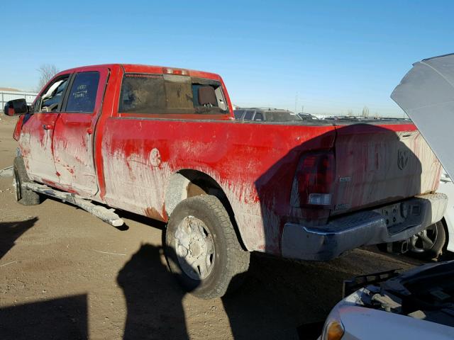 3C6UR5JJ0EG287992 - 2014 RAM 2500 SLT 红色 照片 3