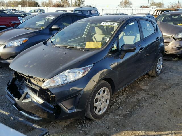 3FADP4EJ6BM157124 - 2011 FORD FIESTA SE BLUE photo 2