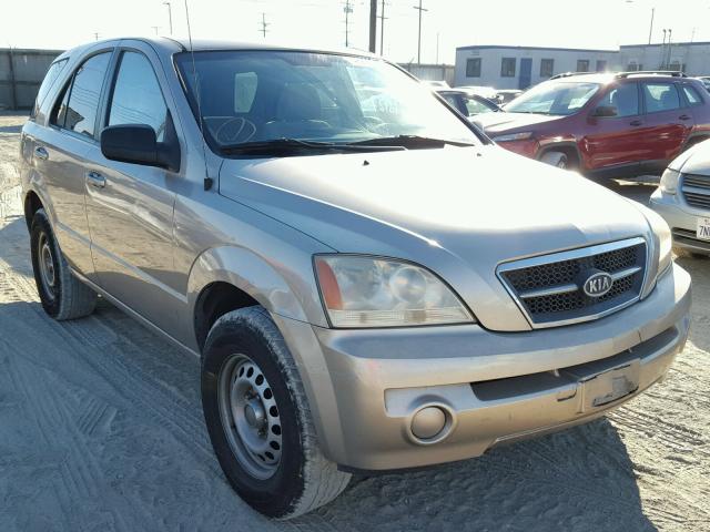 KNDJD733755363557 - 2005 KIA SORENTO EX GOLD photo 1