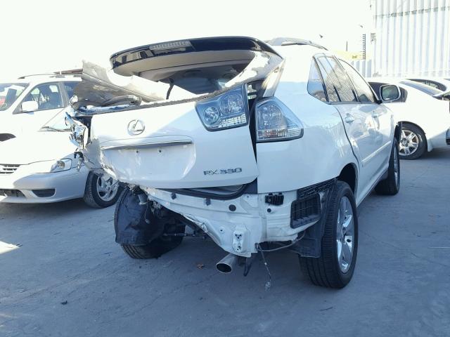 JTJGA31U750049716 - 2005 LEXUS RX 330 WHITE photo 4