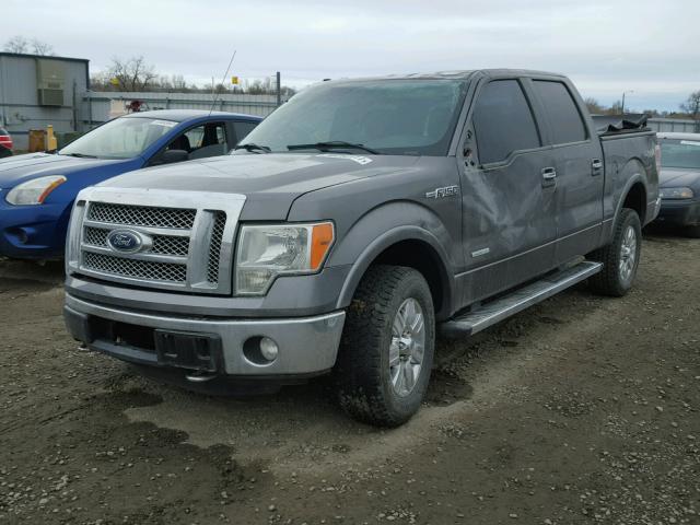 1FTFW1ET2BFB73231 - 2011 FORD F150 SUPER CHARCOAL photo 2