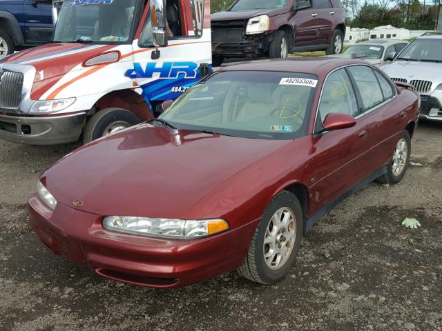 1G3WS52H11F267151 - 2001 OLDSMOBILE INTRIGUE G RED photo 2