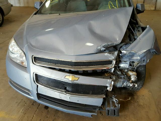 1G1ZH57B884237112 - 2008 CHEVROLET MALIBU 1LT GRAY photo 9