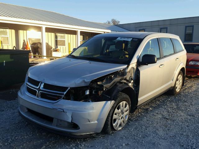 3C4PDCABXET241871 - 2014 DODGE JOURNEY SE GRAY photo 2