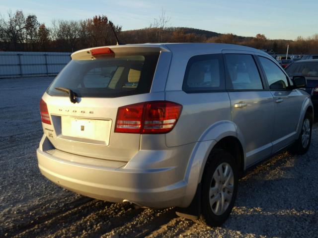 3C4PDCABXET241871 - 2014 DODGE JOURNEY SE GRAY photo 4