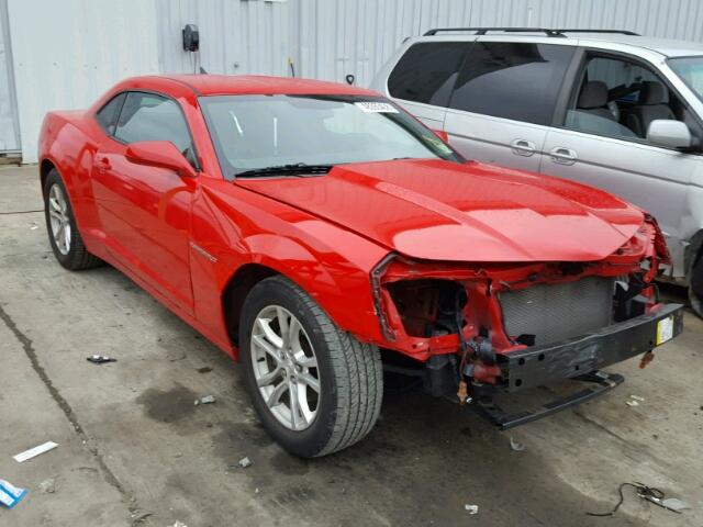 2G1FA1E34E9302882 - 2014 CHEVROLET CAMARO LS RED photo 1