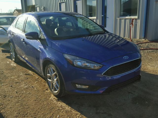 1FADP3F22FL361170 - 2015 FORD FOCUS SE BLUE photo 1