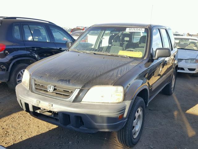 JHLRD18451C037797 - 2001 HONDA CR-V LX BLACK photo 2