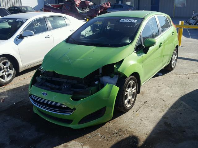 3FADP4EJXEM131226 - 2014 FORD FIESTA SE GREEN photo 2