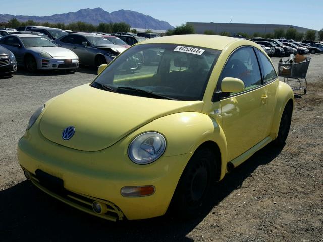 3VWCF21C0YM437339 - 2000 VOLKSWAGEN NEW BEETLE Sarı foto 2