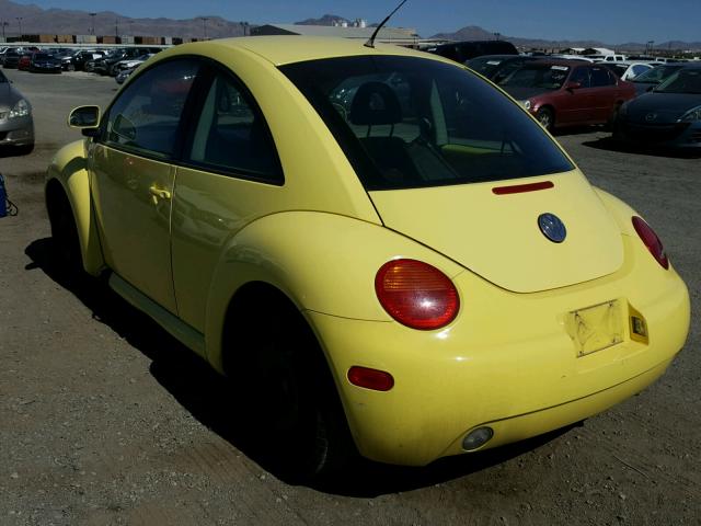 3VWCF21C0YM437339 - 2000 VOLKSWAGEN NEW BEETLE Sarı foto 3