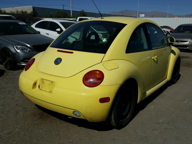 3VWCF21C0YM437339 - 2000 VOLKSWAGEN NEW BEETLE Sarı foto 4