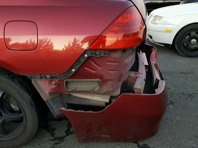 1HGCM66566A051305 - 2006 HONDA ACCORD EX 红色 照片 9