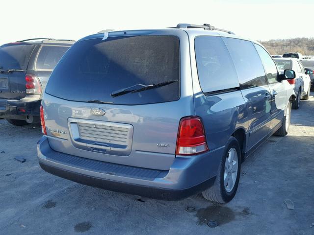 2FMZA57604BA24634 - 2004 FORD FREESTAR S BLUE photo 4