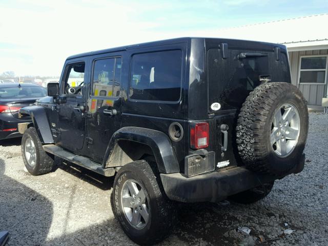 1C4HJWEG2DL557473 - 2013 JEEP WRANGLER U BLACK photo 3